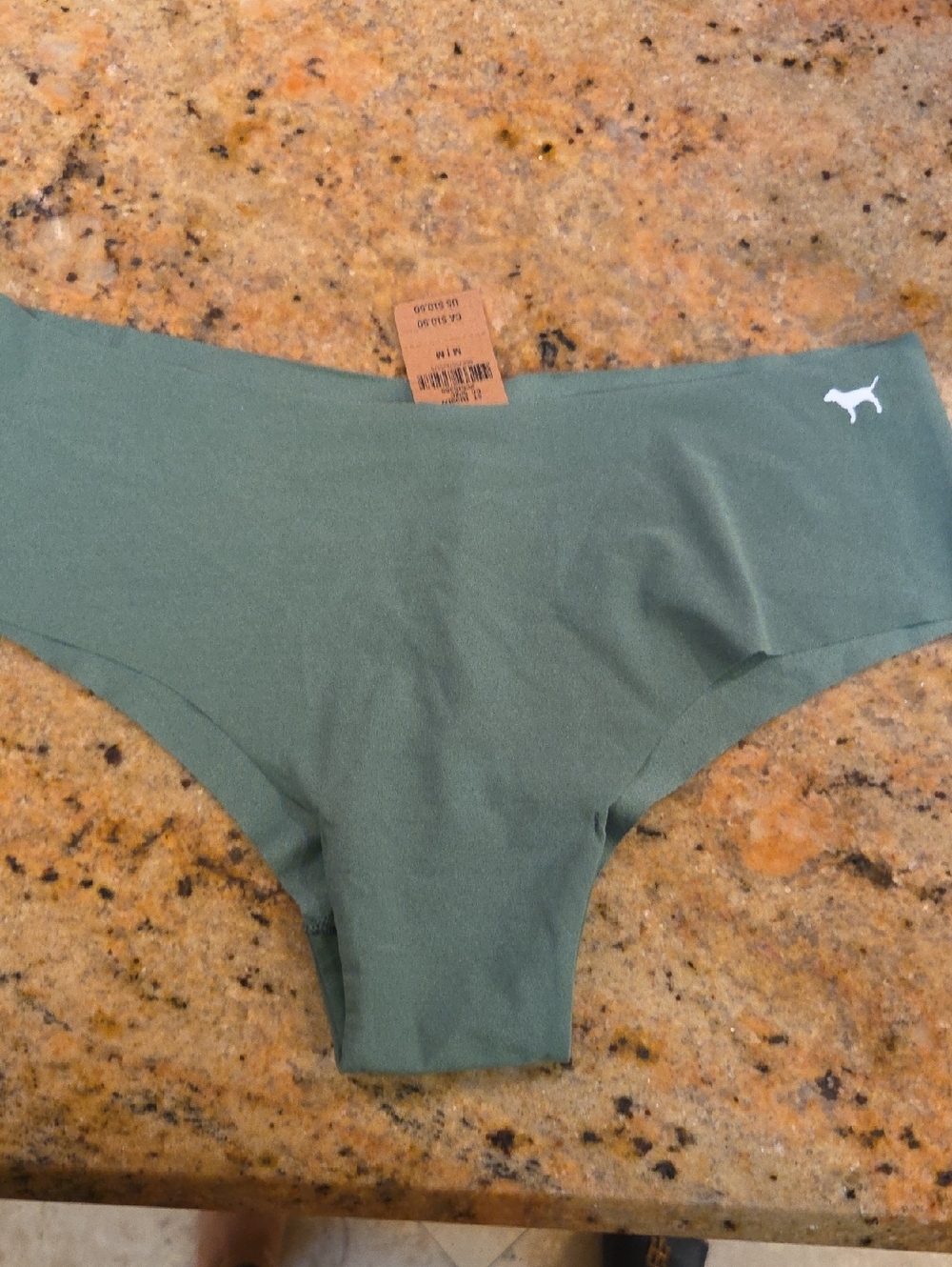 PINK Victoria's Secret Seamless  Hipster Bottoms in Olive Green